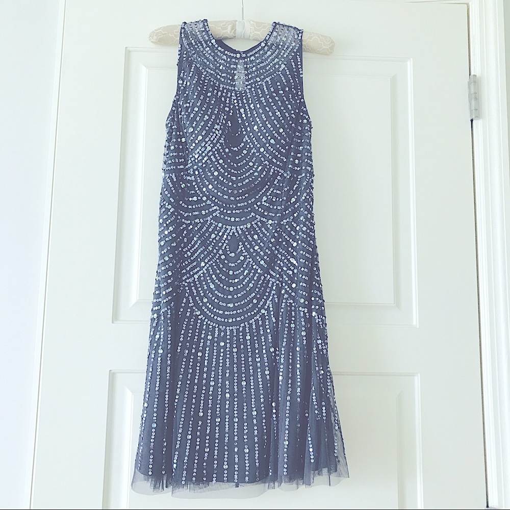 Sparkle dress Blue/Silver/Grey - Picture 1 of 3